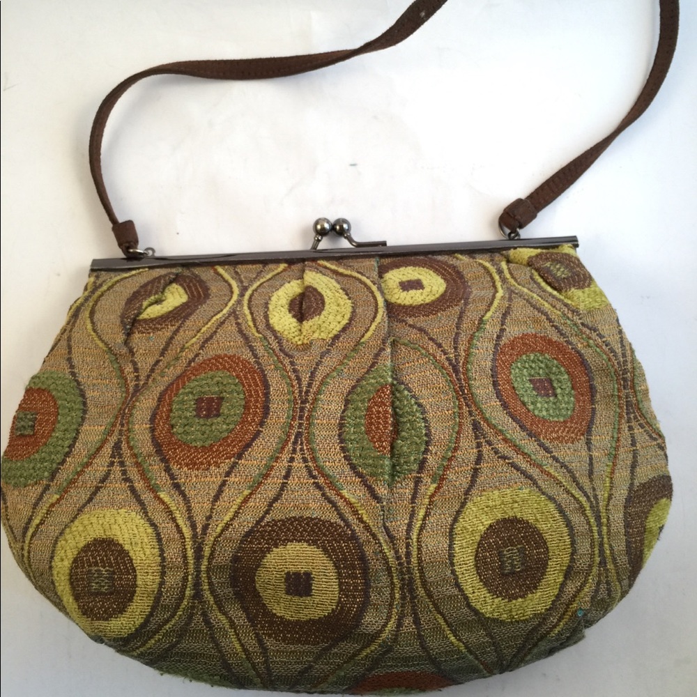 Liz Soto fabric tapestry handbag